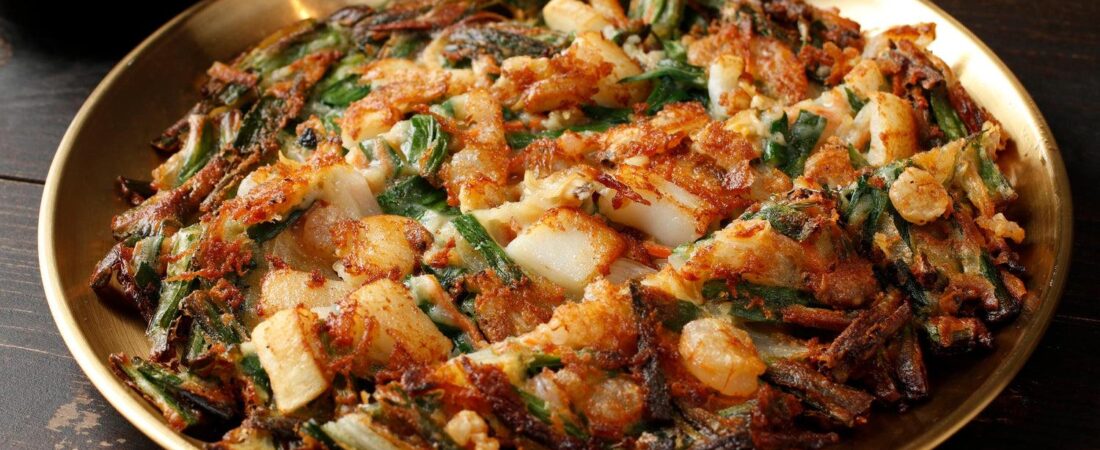 Haemul Pajeon: Crispy Korean Seafood Pancake