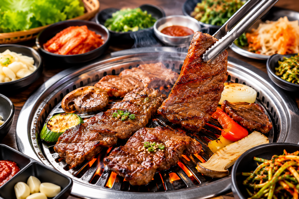 Galbi Korean grilled beef short ribs