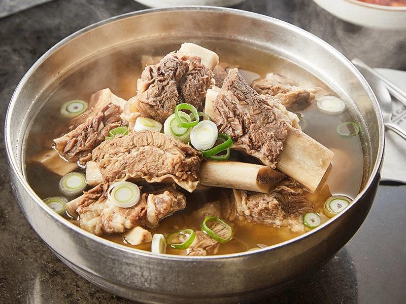 Galbitang Korean beef short rib soup