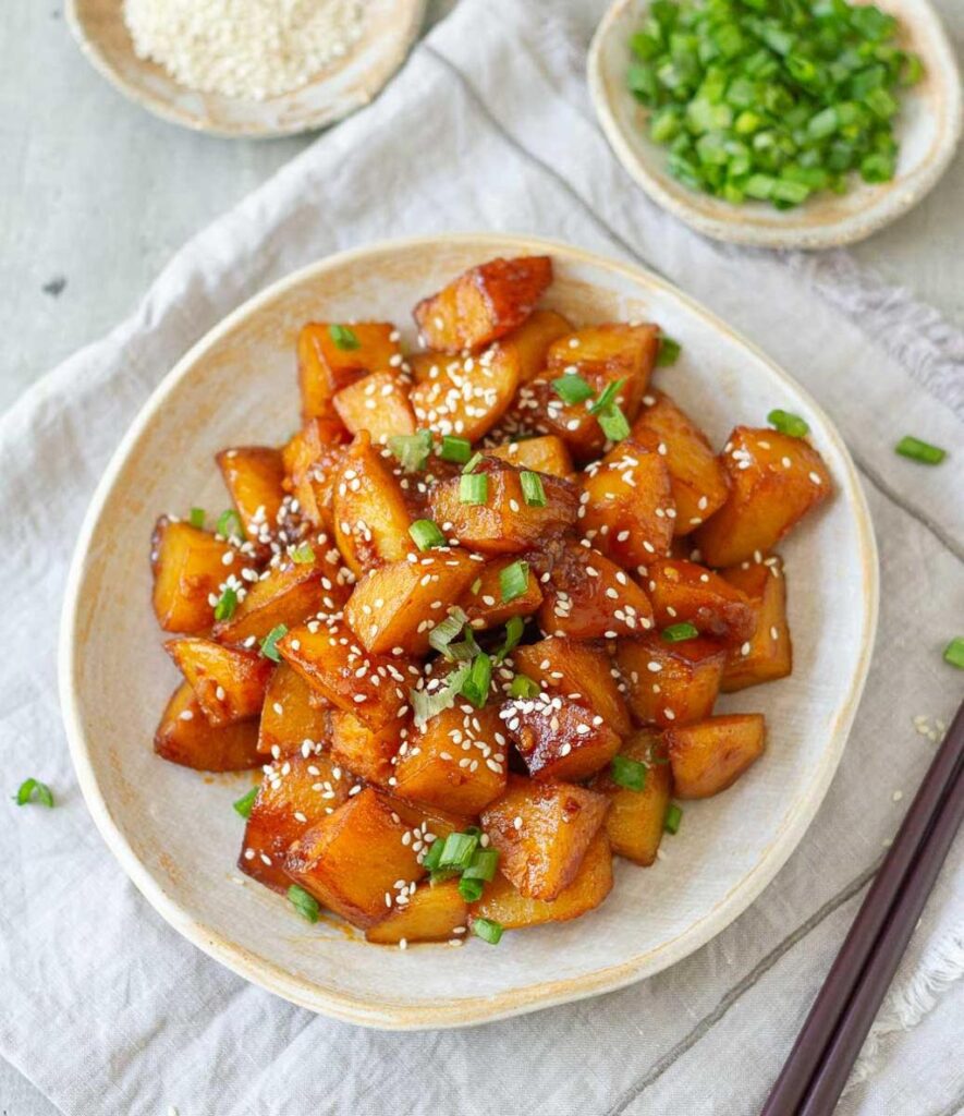 Gamja Jorim Korean braised potatoes