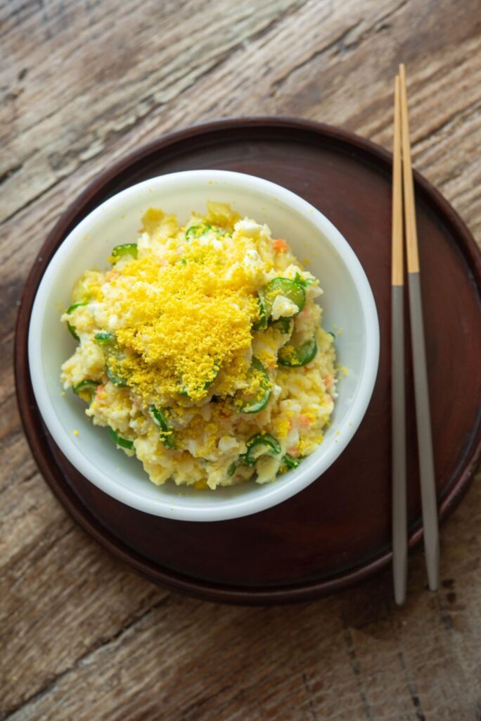 Korean potato salad side dish