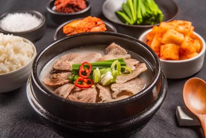 Gukbap Korean soup with rice
