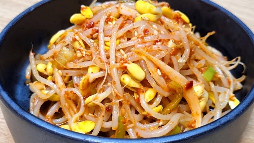 Kongnamul Muchim Korean seasoned soybean sprouts