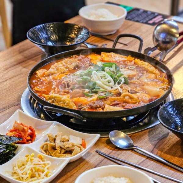 Budae Jjigae Korean army stew
