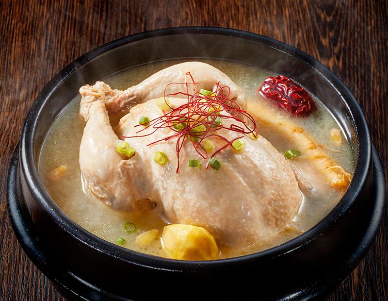 Samgyetang Korean ginseng chicken soup