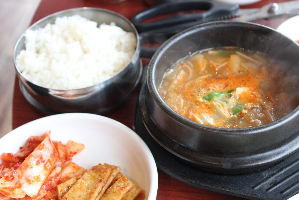 Doenjang Jjigae Korean soybean paste stew