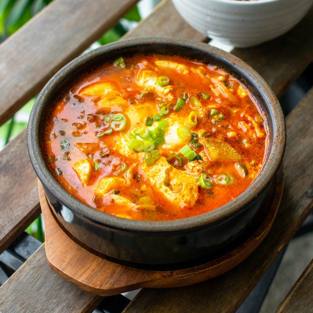 Sundubu Jjigae Korean soft tofu stew