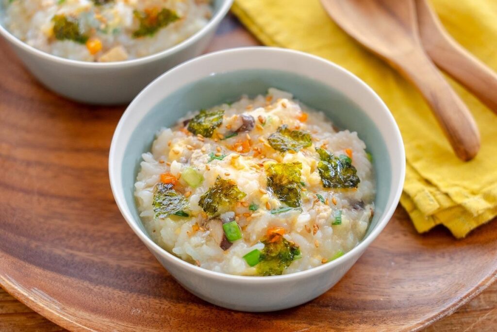 Korean Juk rice porridge